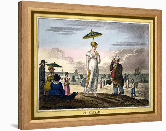 A Calm, Pub. H Humphrey, London, 1810-James Gillray-Framed Premier Image Canvas