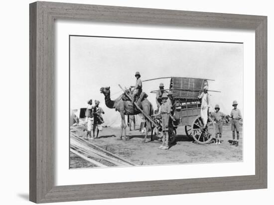 A Camel Cart, India, 1916-1917-null-Framed Giclee Print