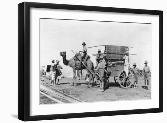 A Camel Cart, India, 1916-1917-null-Framed Giclee Print