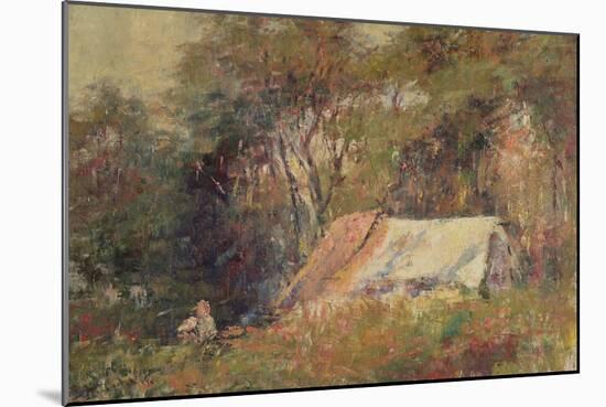 A Camp in the Bush, Macedon, 20Th Century-Frederick McCubbin-Mounted Giclee Print