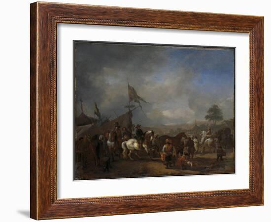 A Camp-Philips Wouwerman-Framed Art Print