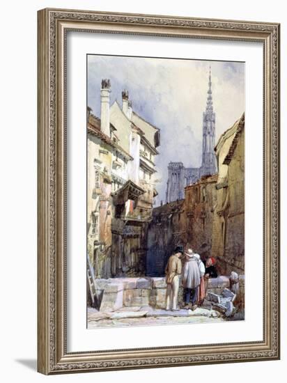 A Canal at Strasbourg-William Clarkson Stanfield-Framed Giclee Print