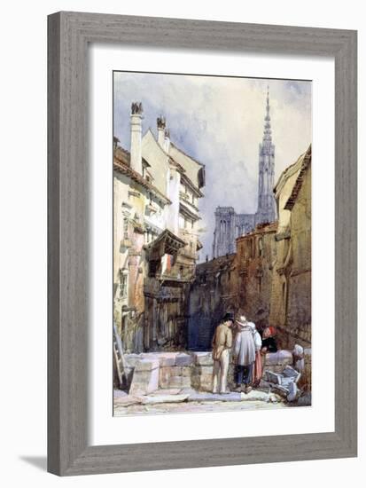 A Canal at Strasbourg-William Clarkson Stanfield-Framed Giclee Print