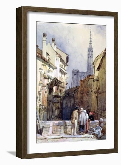 A Canal at Strasbourg-William Clarkson Stanfield-Framed Giclee Print