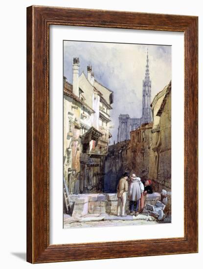 A Canal at Strasbourg-William Clarkson Stanfield-Framed Giclee Print