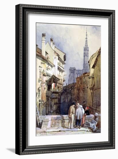 A Canal at Strasbourg-William Clarkson Stanfield-Framed Giclee Print