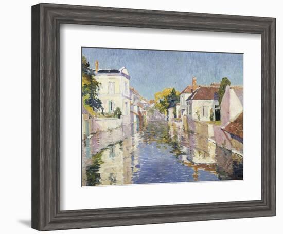 A Canal in Burano, Venice-Paul Mathieu-Framed Giclee Print