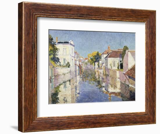 A Canal in Burano, Venice-Paul Mathieu-Framed Giclee Print