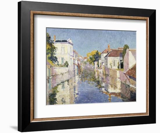 A Canal in Burano, Venice-Paul Mathieu-Framed Giclee Print