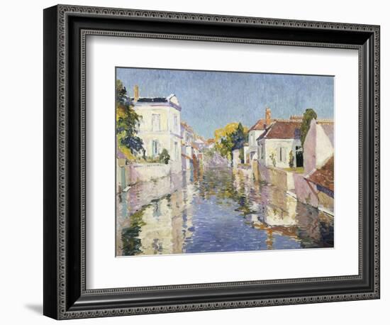 A Canal in Burano, Venice-Paul Mathieu-Framed Giclee Print