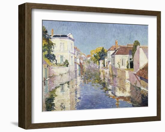 A Canal in Burano, Venice-Paul Mathieu-Framed Giclee Print