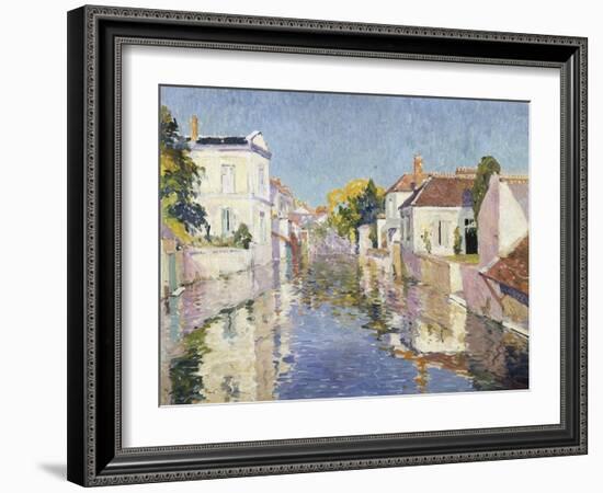 A Canal in Burano, Venice-Paul Mathieu-Framed Giclee Print