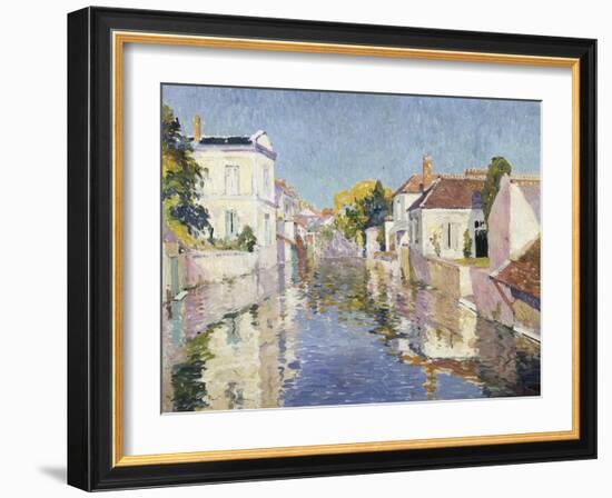 A Canal in Burano, Venice-Paul Mathieu-Framed Giclee Print