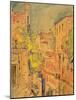 A Canal in Venice, 1922 (W/C, Ink and Pencil on Paper)-George Leslie Hunter-Mounted Giclee Print