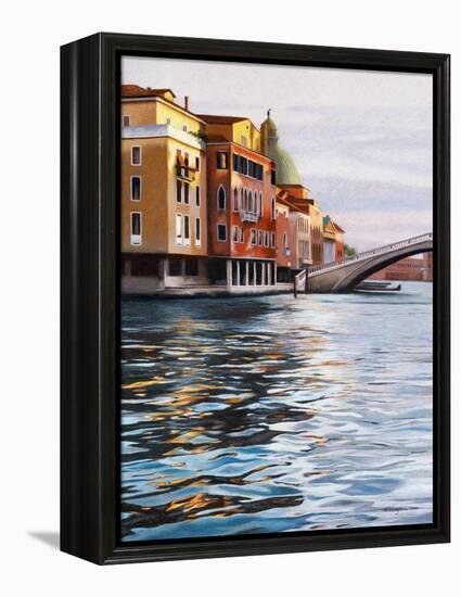 A Canal in Venice-Helen J. Vaughn-Framed Premier Image Canvas
