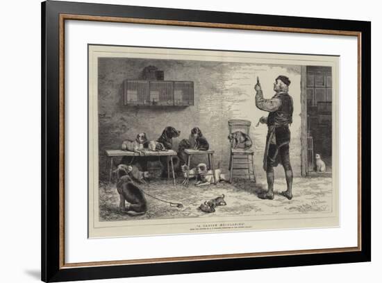 A Canine Aesculapius-John Charles Dollman-Framed Giclee Print