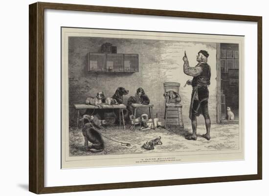 A Canine Aesculapius-John Charles Dollman-Framed Giclee Print