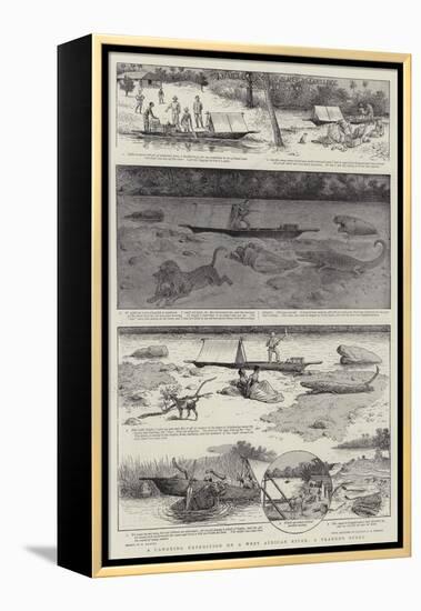A Canoeing Expedition on a West African River, a Trader's Story-William Ralston-Framed Premier Image Canvas