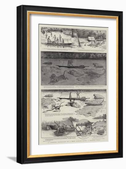 A Canoeing Expedition on a West African River, a Trader's Story-William Ralston-Framed Giclee Print