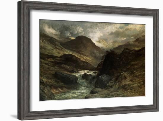 A Canyon, 1878-Gustave Doré-Framed Giclee Print