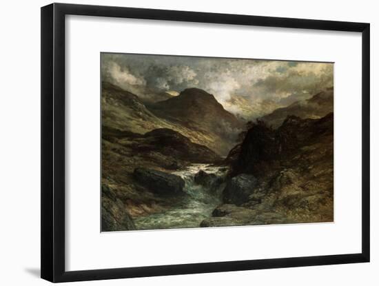 A Canyon, 1878-Gustave Doré-Framed Giclee Print