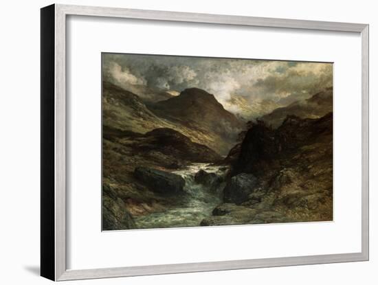 A Canyon, 1878-Gustave Doré-Framed Giclee Print