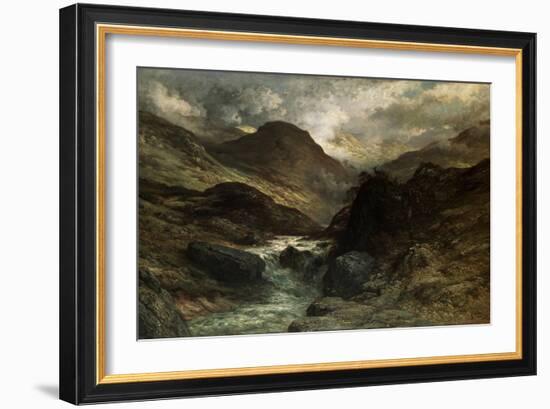 A Canyon, 1878-Gustave Doré-Framed Giclee Print