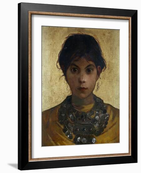 A Capri Witch, 1884-85-Marianne Stokes-Framed Premium Giclee Print