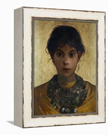 A Capri Witch, 1884-85-Marianne Stokes-Framed Premier Image Canvas