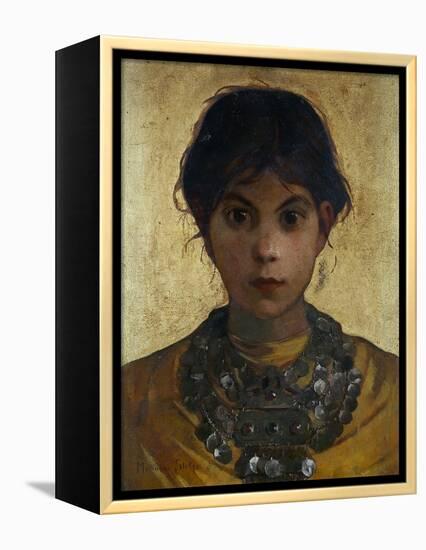 A Capri Witch, 1884-85-Marianne Stokes-Framed Premier Image Canvas