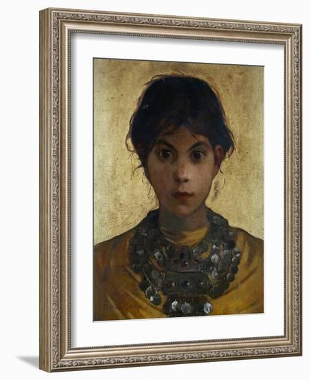 A Capri Witch, 1884-85-Marianne Stokes-Framed Giclee Print