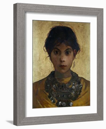 A Capri Witch, 1884-85-Marianne Stokes-Framed Giclee Print