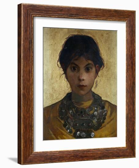 A Capri Witch, 1884-85-Marianne Stokes-Framed Giclee Print