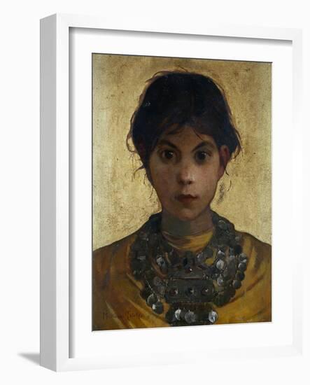 A Capri Witch, 1884-85-Marianne Stokes-Framed Giclee Print