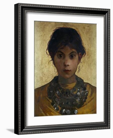 A Capri Witch, 1884-85-Marianne Stokes-Framed Giclee Print