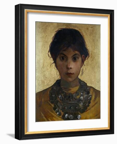 A Capri Witch, 1884-85-Marianne Stokes-Framed Giclee Print