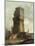 A Capriccio of the Tower of Benevento-Hubert Robert-Mounted Giclee Print