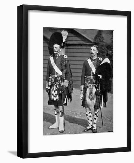 A Captain and Subaltern of the 93rd Highlanders, 1896-Gregory & Co-Framed Giclee Print