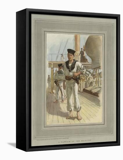 A Captain of the Main-Top-William Christian Symons-Framed Premier Image Canvas