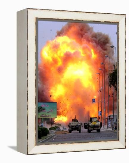 A Car Bomb Explodes-null-Framed Premier Image Canvas