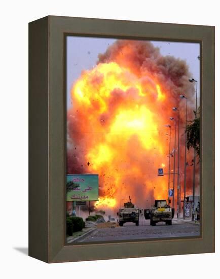A Car Bomb Explodes-null-Framed Premier Image Canvas