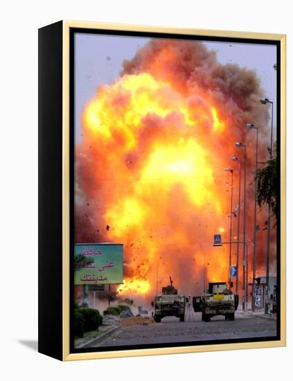 A Car Bomb Explodes-null-Framed Premier Image Canvas