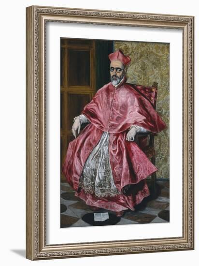 A Cardinal, c.1601-El Greco-Framed Giclee Print
