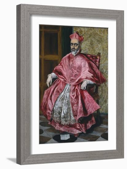 A Cardinal, c.1601-El Greco-Framed Giclee Print