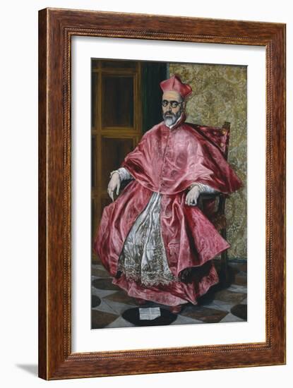 A Cardinal, c.1601-El Greco-Framed Giclee Print