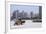 A Carriage on the Icebound Songhua River in Harbin, Heilongjiang, China, Asia-Gavin Hellier-Framed Photographic Print