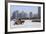 A Carriage on the Icebound Songhua River in Harbin, Heilongjiang, China, Asia-Gavin Hellier-Framed Photographic Print