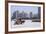 A Carriage on the Icebound Songhua River in Harbin, Heilongjiang, China, Asia-Gavin Hellier-Framed Photographic Print