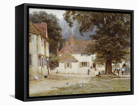 A Cart by a Village Inn, 1878-Helen Allingham-Framed Premier Image Canvas