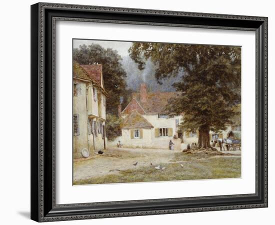 A Cart by a Village Inn, 1878-Helen Allingham-Framed Giclee Print